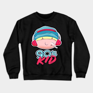 Retro 90s Kid Cartoon Graphic Crewneck Sweatshirt